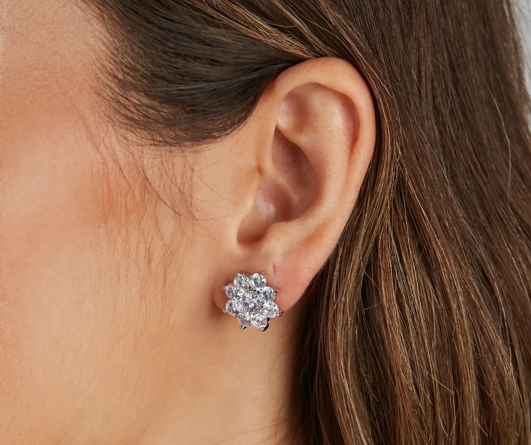 Midnight Sale Flower Power CZ Studs
