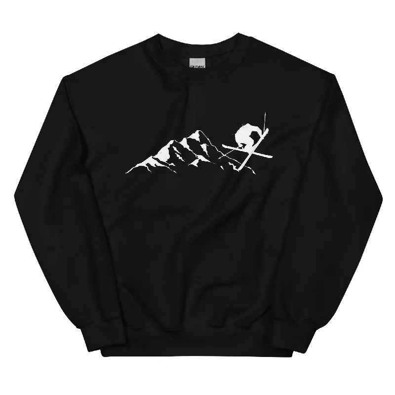Major Savings Berge - Skifahren - (15) - Sweatshirt (Unisex)
