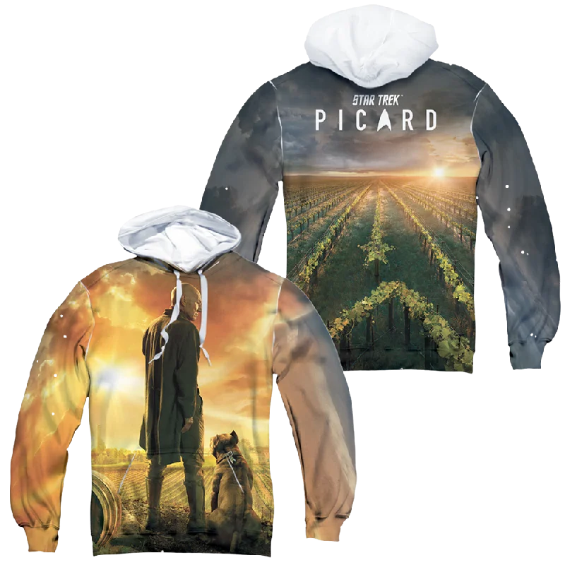 Buy More, Save More Star Trek Picard Picard Poster (Front/Back Print) - All-Over Print Pullover Hoodie