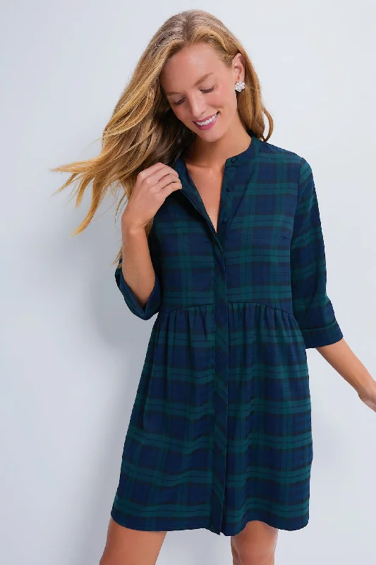 Special Price Blackwatch Royal Shirt Dress