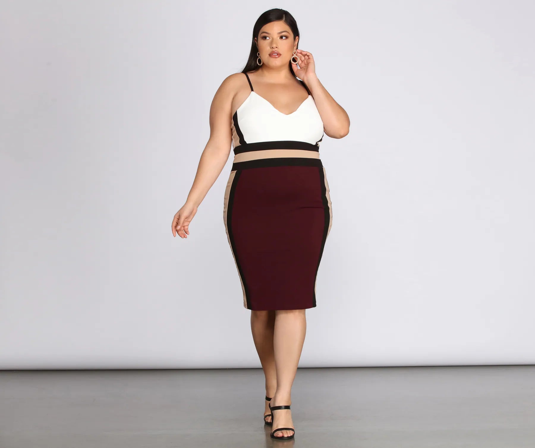 Sale Event Plus From The Block Midi Dress
