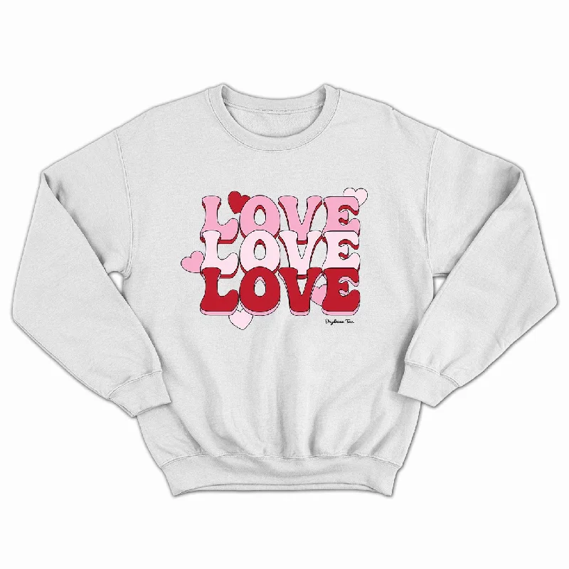 Exclusive Offers Daydream Tees Love Love Love Crewneck