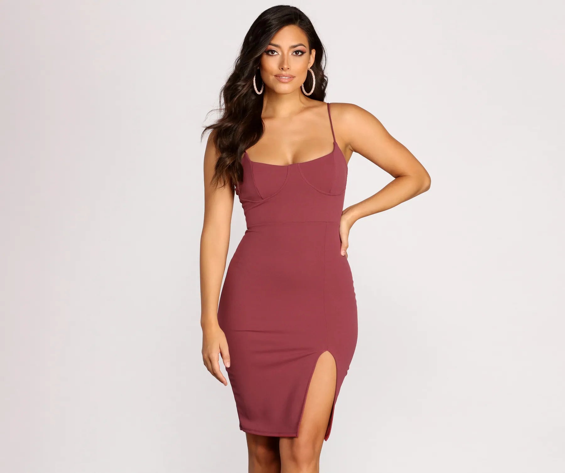 Special Buy Get A Move On Crepe Midi Dress