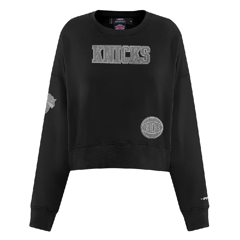 Bargain Prices SUDADERA DE CUELLO REDONDO NBA NEW YORK KNICKS REVERSE FRENCH TERRY PARA MUJER