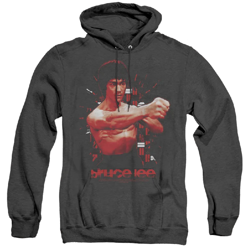 Don't Wait Bruce Lee The Shattering Fist - Heather Pullover Hoodie