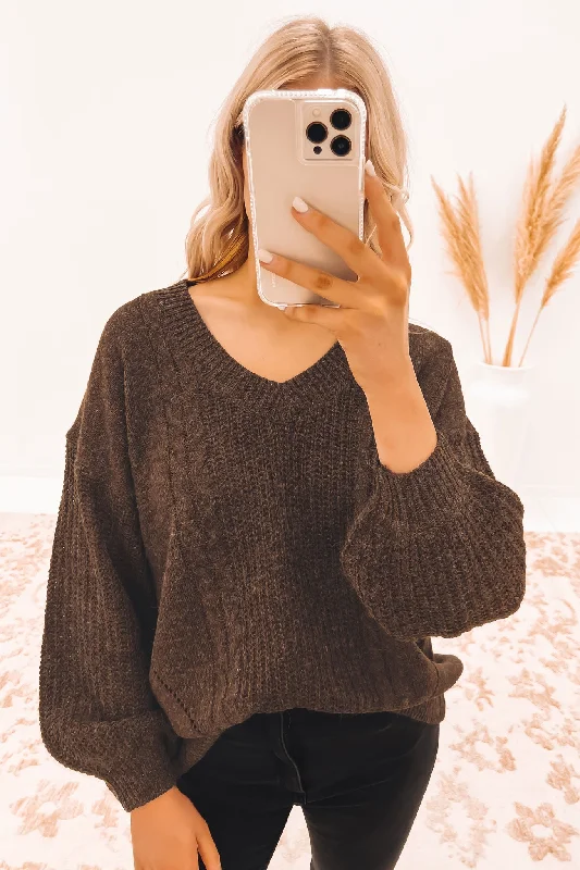 Don’t Miss Out Mae Knit Brown