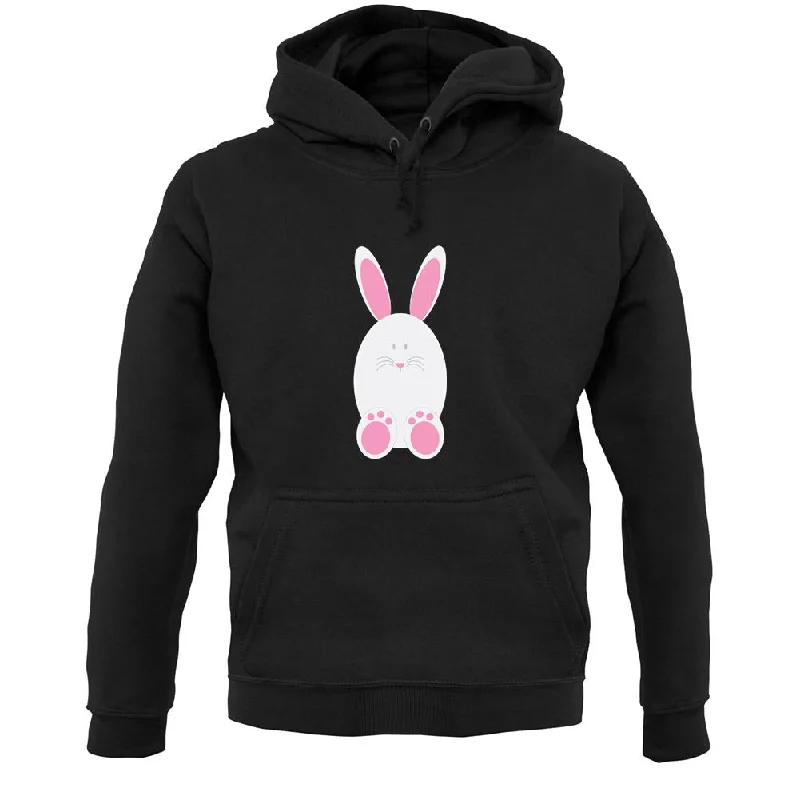 Super Sale White Easter Bunny Unisex Hoodie