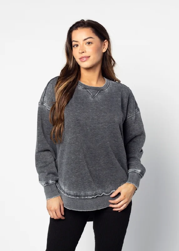 Daily Deals Campus Pullover - Charcoal