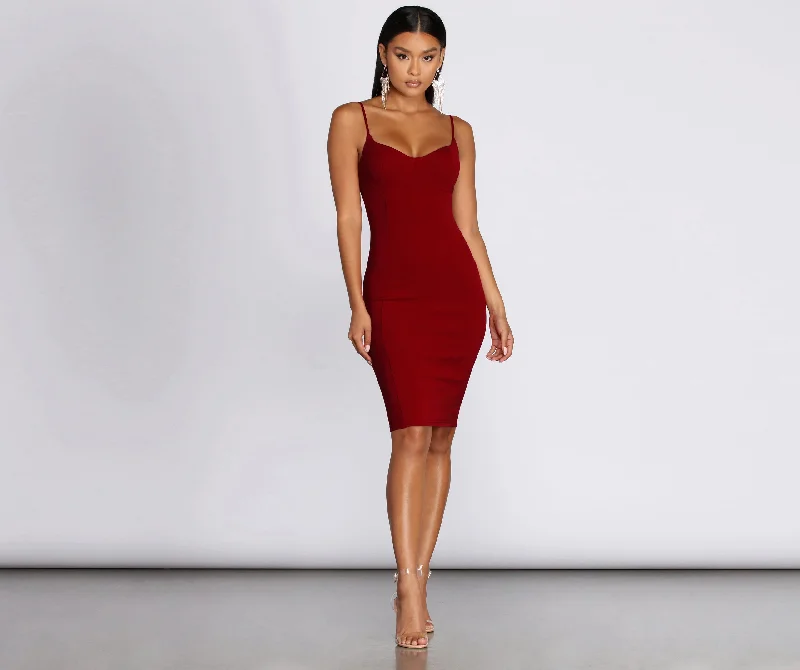 Online Exclusive Sweet Intentions Midi Dress