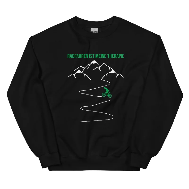 Instant Discount Radfahren ist meine Therapie - Sweatshirt (Unisex)