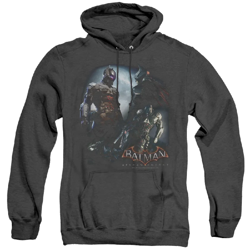 Online Only Batman Arkham Knight Face Off - Heather Pullover Hoodie