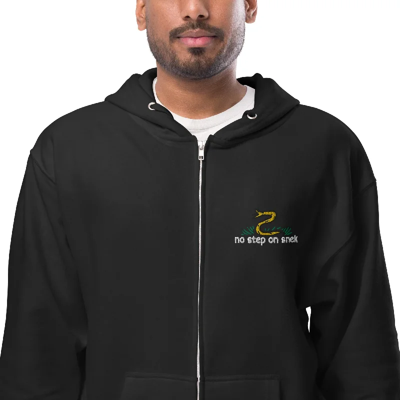 Bonus Savings No Step On Snek Fleece Zip Hoodie