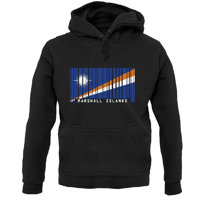 Daily Deals Marshall Islands  Barcode Style Flag Unisex Hoodie