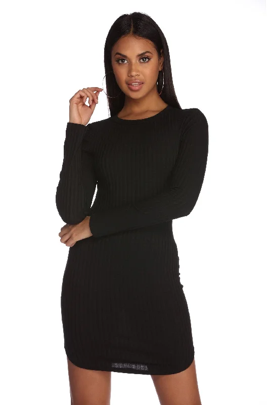 Price Drop Always On Knit Mini Dress