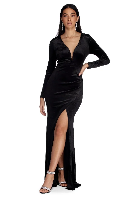 Special Offer Belinda Formal Velvet Dress