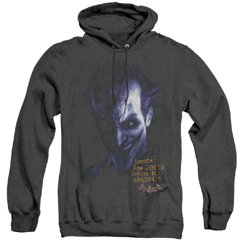 Limited Time Offer Joker, The Arkham Joker - Heather Pullover Hoodie