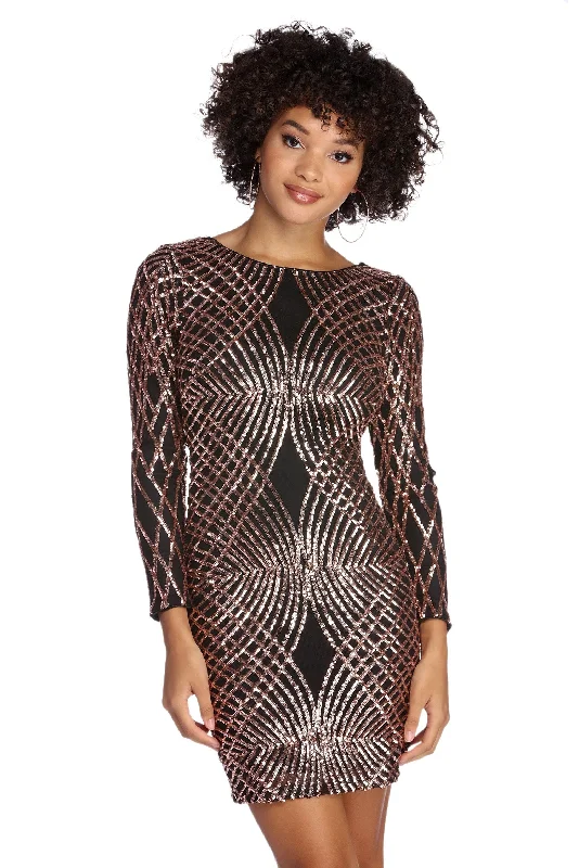 Buy More, Save More Elysse Steal The Show Sequin Dress
