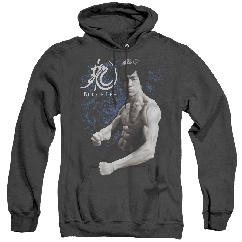 Big Discounts Bruce Lee Dragon Stance - Heather Pullover Hoodie