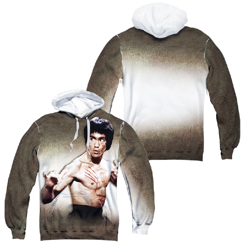 Factory Direct Sale Bruce Lee Scrateched - All-Over Print Pullover Hoodie