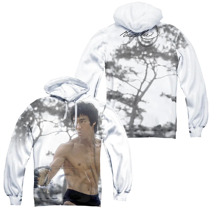 Price Blitz Bruce Lee Battle Ready (Front/Back Print) - All-Over Print Pullover Hoodie