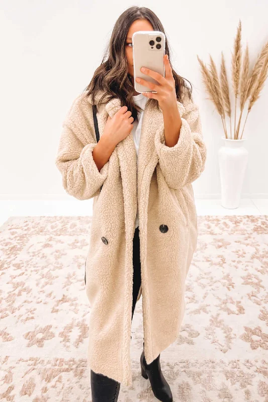 Steals and Deals Annastacia Coat Beige