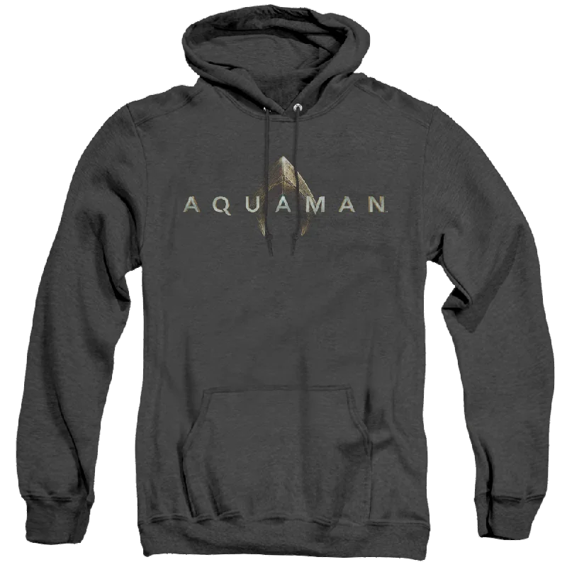 Special Discount Aquaman Movie Logo - Heather Pullover Hoodie