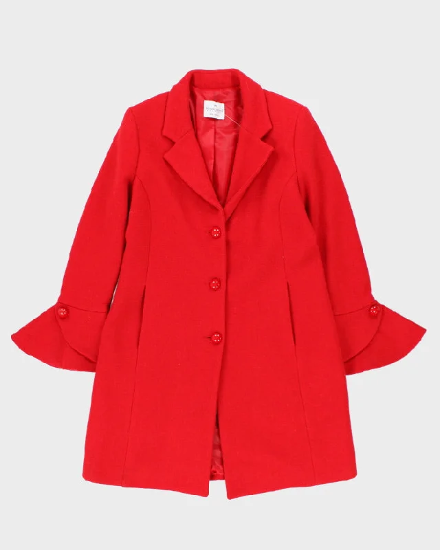 Customer Appreciation Sale Vintage 90's Rinascimento Double Breasted Wool Blend Overcoat - XL