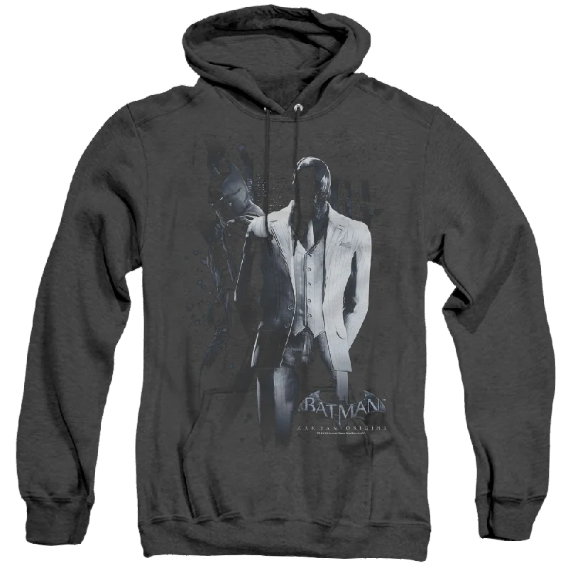 Limited Availability Batman Arkham Origins Black Mask - Heather Pullover Hoodie