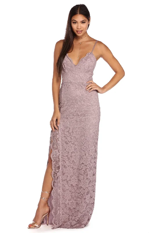 Customer Appreciation Sale Brooklynn Scalloped Lace Dress