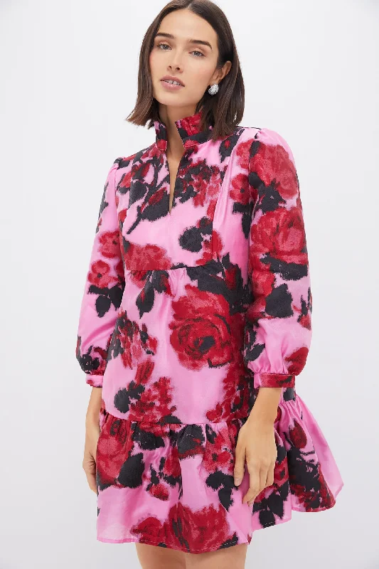 Low Prices Cerise Blossom Jacquard Palmerston Dress