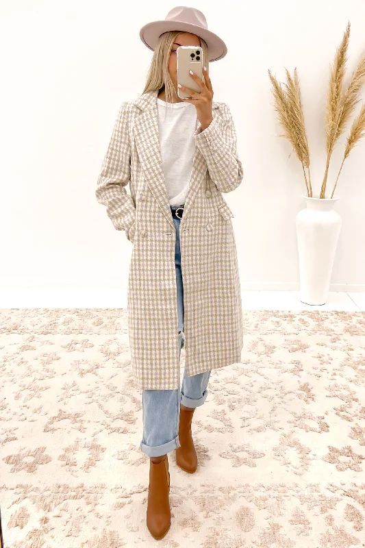 Sale Event Winnie Longline Jacket White Beige Pink
