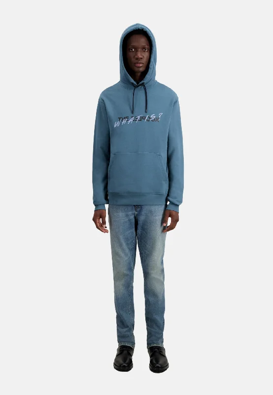 Price Cut Deep What Is Hoodie | Men | Blue Petrol