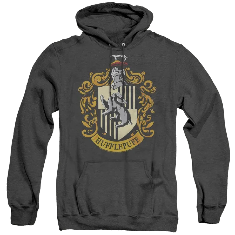 Online Exclusive Harry Potter Hufflepuff Crest - Heather Pullover Hoodie