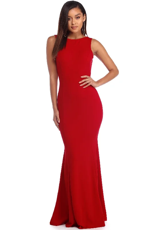 Price Meltdown Bailey Open Back Crepe Dress
