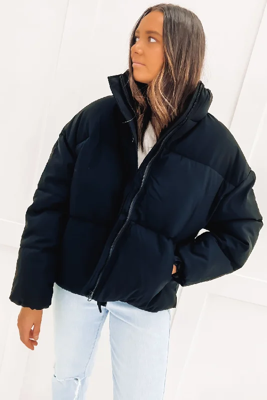 Super Sale Aries Puffer Jacket Black
