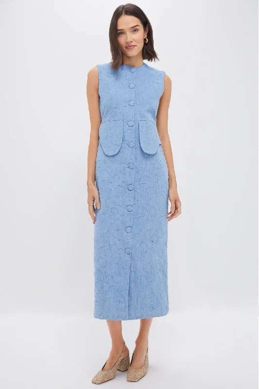 Reduced Prices Washed Blue Laetitia Line Denim Dress