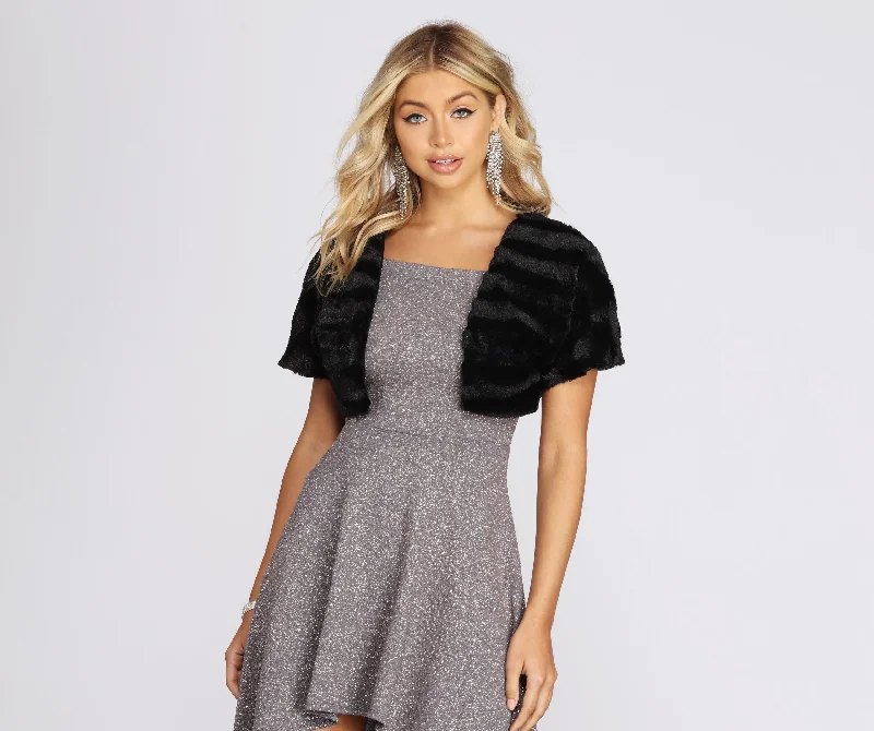 Limited Time Timeless Elegance Faux Fur Bolero