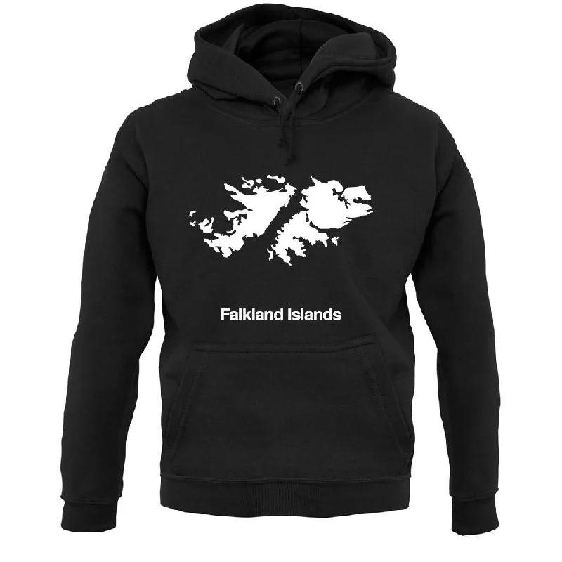 Now or Never Falkland Islands Silhouette Unisex Hoodie