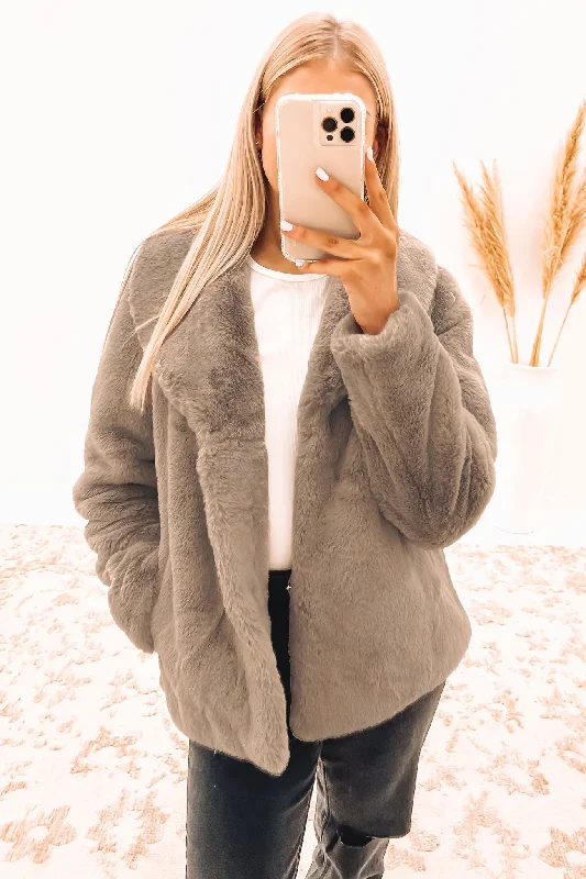 Must-Have Deals Marni Faux Fur Jacket Stone