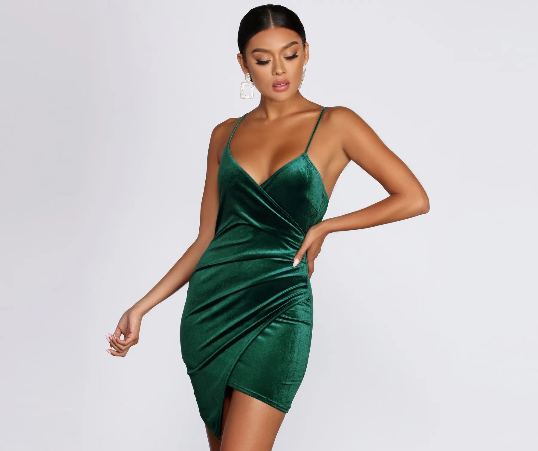 Big Discounts Wrapped In Luxury Mini Dress