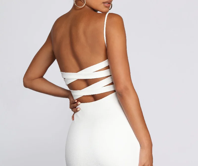Discount Days Strappy Styles Midi Dress