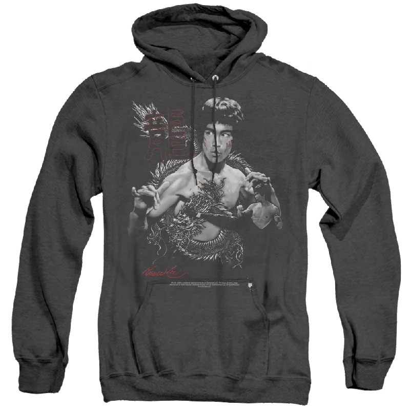 Deal Dash Bruce Lee The Dragon - Heather Pullover Hoodie