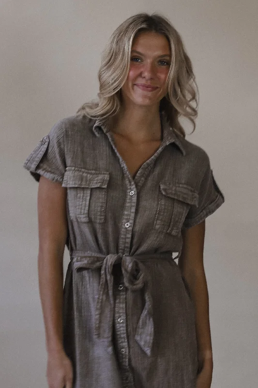 Deal Zone Millie Mocha Dress