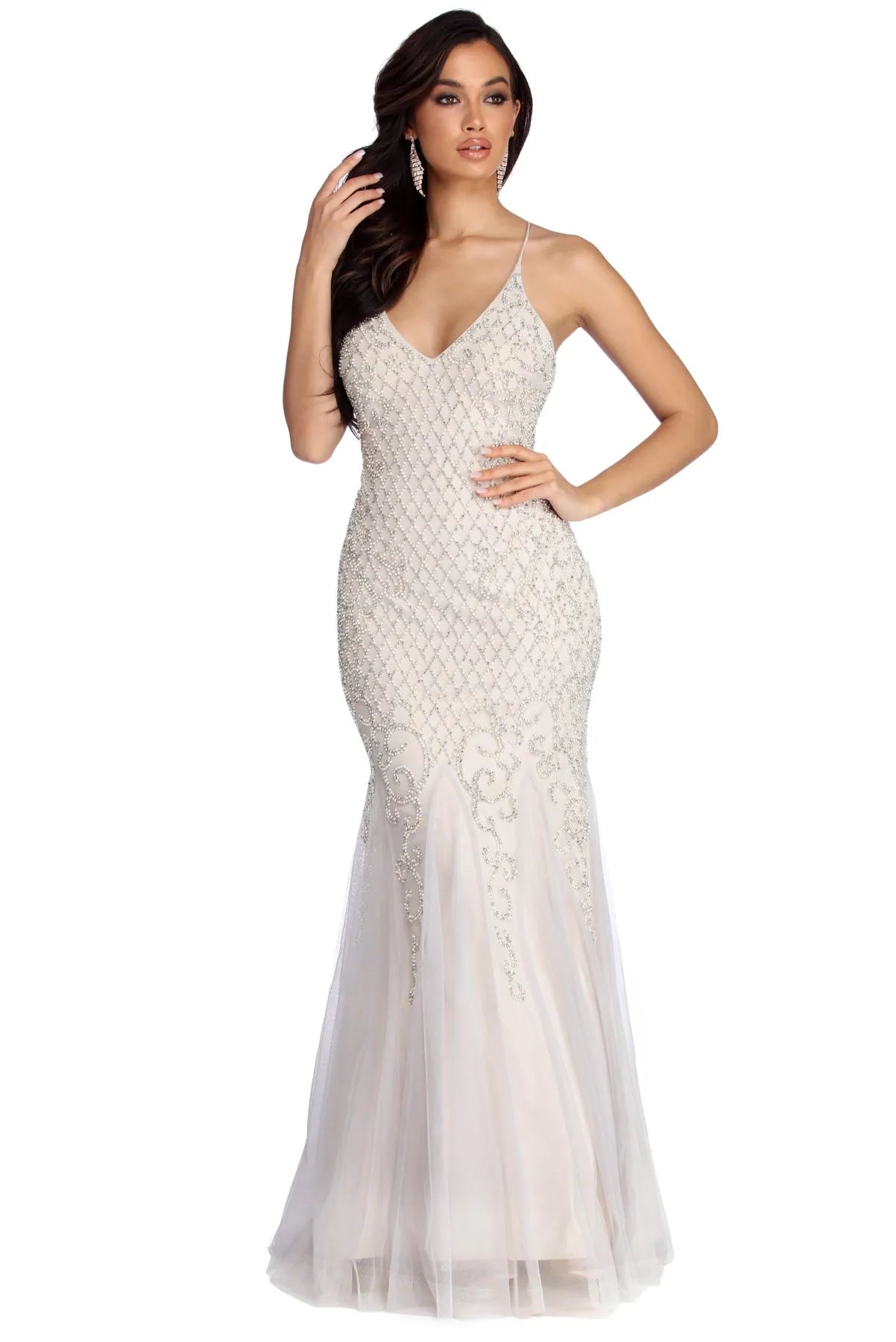 Exclusive Savings Sara Formal Beaded Perfection Dress