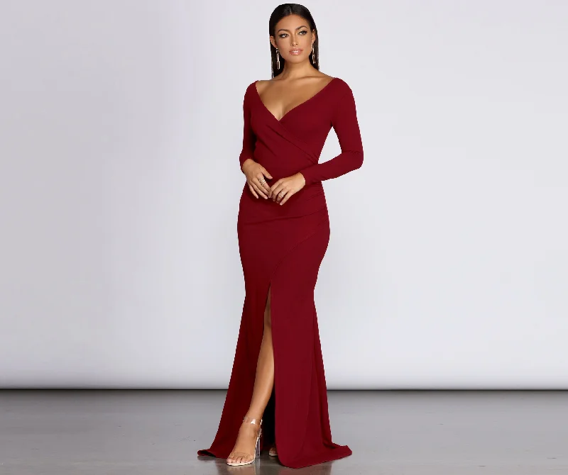 Holiday Sale Eva Off The Shoulder Mermaid Dress
