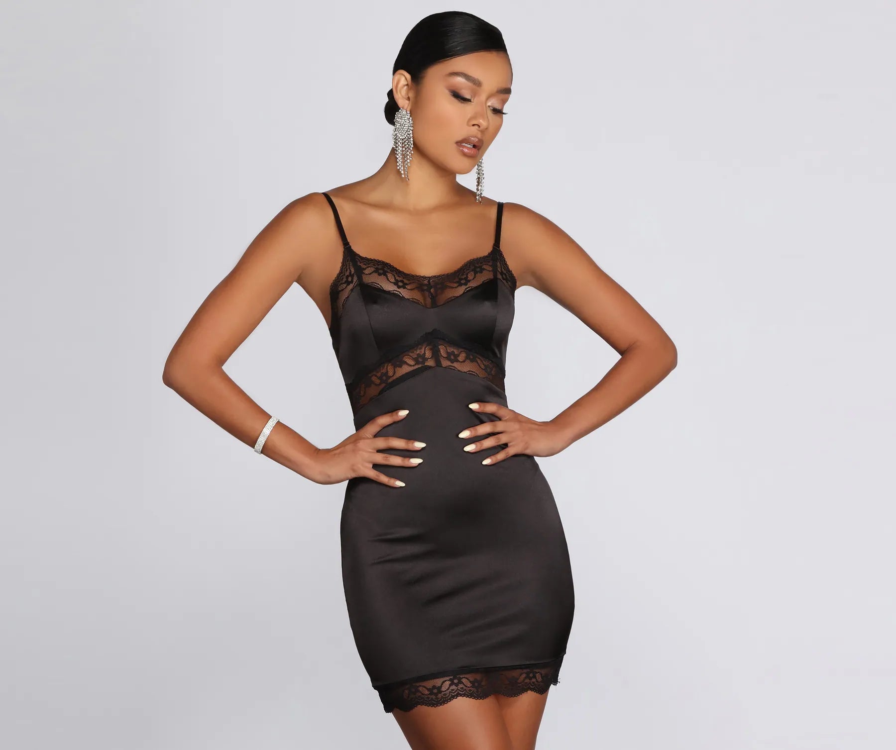 New Markdowns Effortlessly Sexy Mini Dress