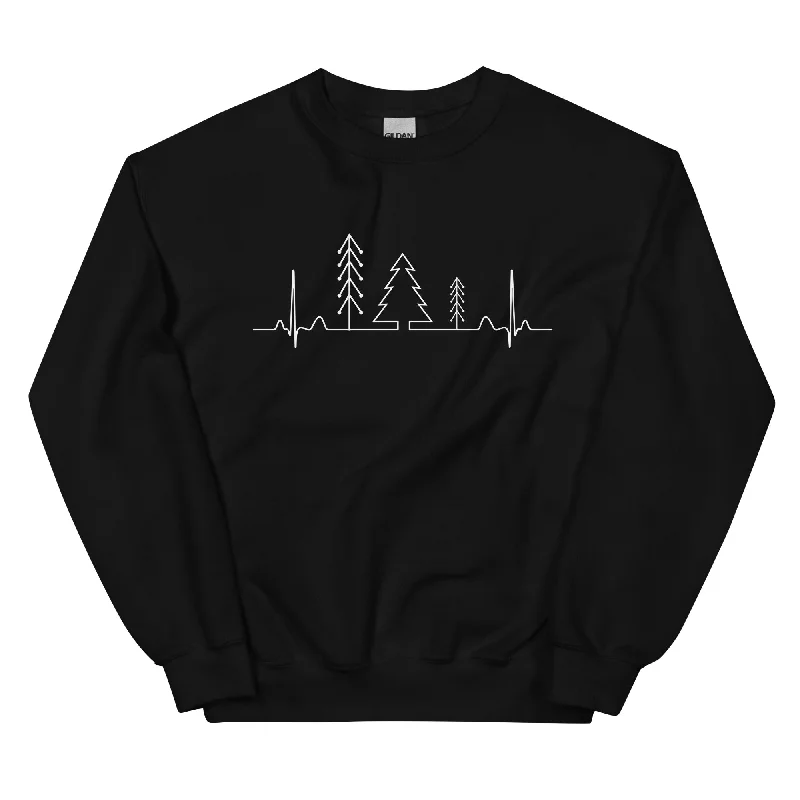 Discount Extravaganza Herzschlag Wald - Sweatshirt (Unisex)