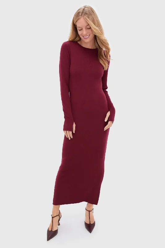 Buy Now Cabernet Robbie Midi Dress