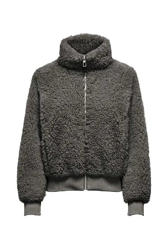 Midnight Madness ONLY NEWELLIE SHARPA BOMBER JACKET