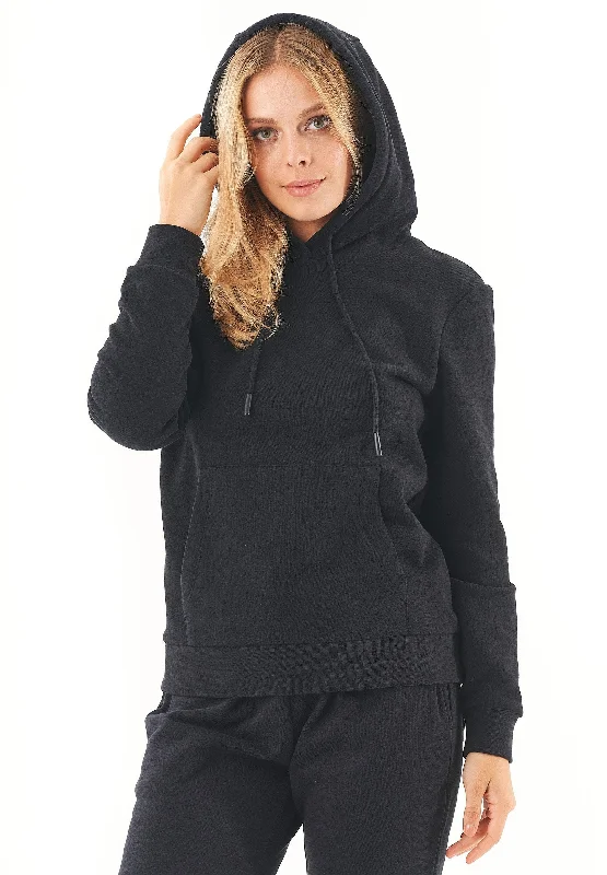 Don't Wait Haree Soft Touch Organic Cotton Hoodie Black